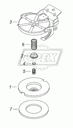 5320-1103075 Прокладка (РТИ) ф58х112х5 с насечками, крышки бензобака КАМАЗ-УВК